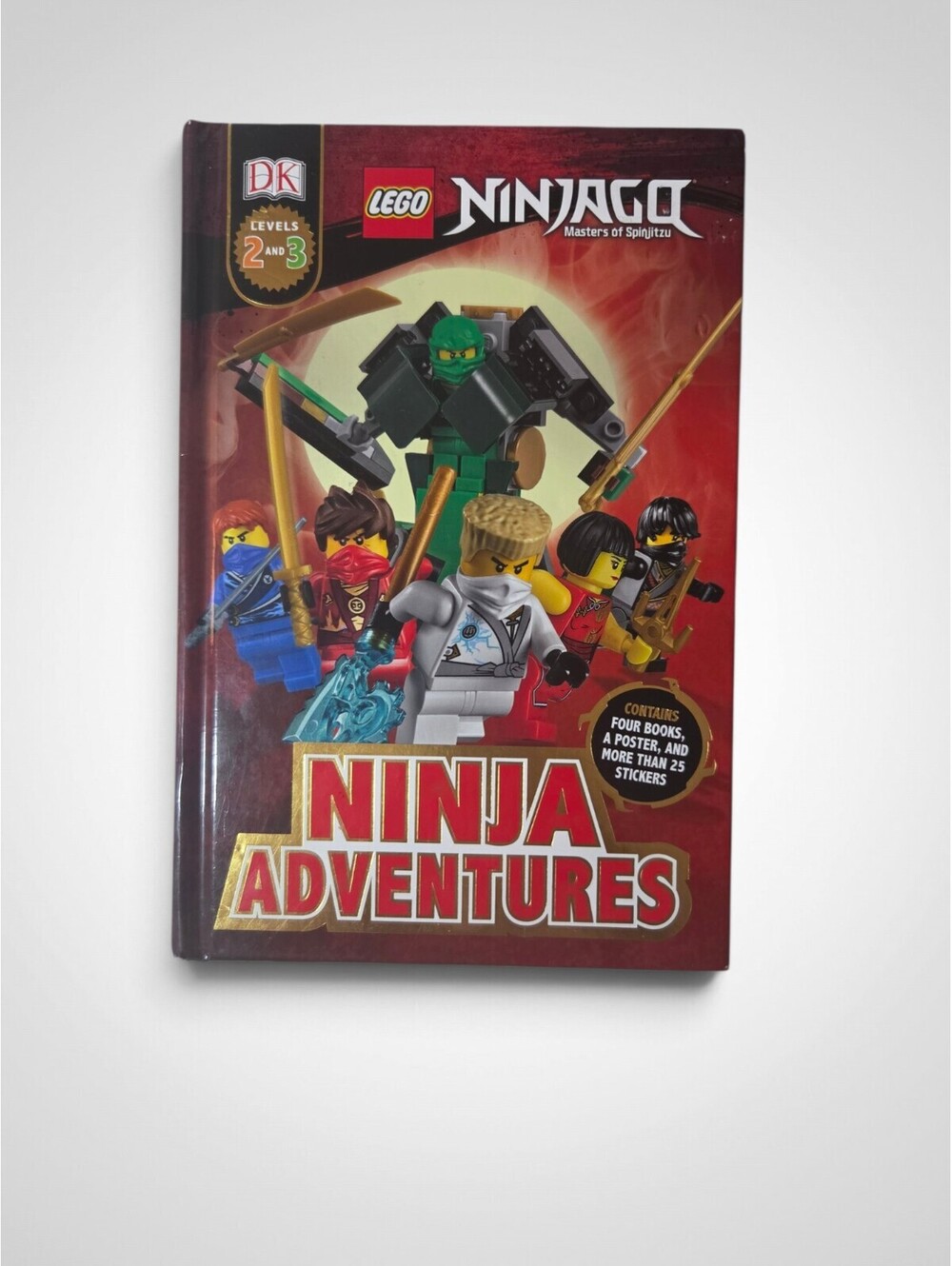 LEGO Ninjago Ninja Adventures Hardcover Book DK Readers Level 2 & 3